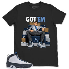 Graphic Tee to Match Flint Grey 9s - Got 'Em Boss Graphic