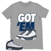 Graphic Tee to Match Flint Grey 9s - Got 'Em Graphic