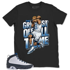 Graphic Tee to Match Flint Grey 9s - Greatest Of All Time Graphic