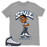 Graphic Tee to Match Flint Grey 9s - I'm Living My Best Life Shirt
