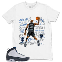 Graphic Tee to Match Flint Grey 9s Jordan 23 All Star Graphic