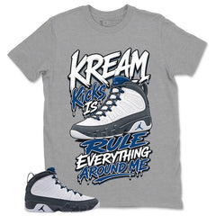 Graphic Tee to Match Flint Grey 9s - Kream Kicks Shirt