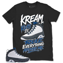 Graphic Tee to Match Flint Grey 9s - Kream Kicks Shirt