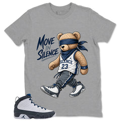 Graphic Tee to Match Flint Grey 9s - Move In Silence Shirt