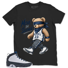 Graphic Tee to Match Flint Grey 9s - Move In Silence Shirt
