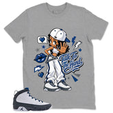 Graphic Tee to Match Flint Grey 9s - Talk To The Hand Shirt