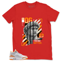 Graphic Tee Trend Setter Shirt - to Matching Air Jordan 3 Orange Citrus | Zadago