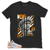 Graphic Tee Trend Setter Shirt - to Matching Air Jordan 3 Orange Citrus | Zadago