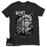 Graphic Tee Trend Setter Shirt - to Matching Air Jordan 6 Cap and Gown | Zadago