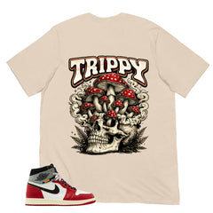Graphic Tee Trippy Skull | Matching Jordan 1 Union LA Chicago Shadow | Zadago