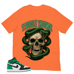 Graphic Tee Trust None Shirt - to Matching Air Jordan 1 Lucky Green | Zadago