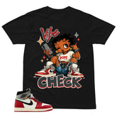 Graphic Tee Vibe Check | Matching Jordan 1 Union LA Chicago Shadow | Zadago