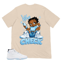 Graphic Tee Vibe Check Shirt - to Matching Air Jordan 11 Legend Blue | Zadago