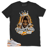 Graphic Tee Young Dolph Shirt - to Matching Air Jordan 3 Orange Citrus | Zadago
