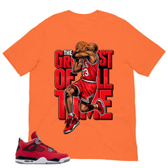 Greatest Of All Time Shirt - Match Air Jordan 4 Toro Bravo