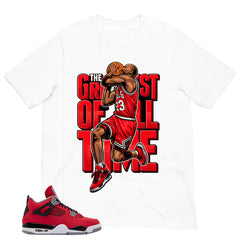Greatest Of All Time Shirt - Match Air Jordan 4 Toro Bravo
