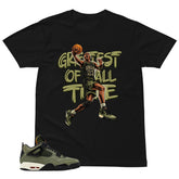 Greatest Of All Time Shirt - Match Air Jordan 4 Undefeated