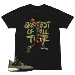 Greatest Of All Time Shirt - Match Air Jordan 4 Undefeated