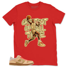 Graphic Tee Greatest Of All Time Shirt - Matching SB Dunk Low Songkran