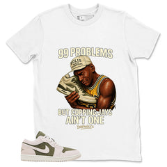 Green Medium Olive 1s Zadago Shirt 99 Problems Graphic