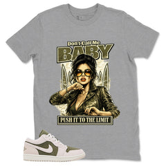Green Medium Olive 1s Zadago Shirt Don't Call Me Baby Graphic
