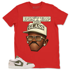 Green Medium Olive 1s Zadago Shirt Don't Tap The Glass Graphic