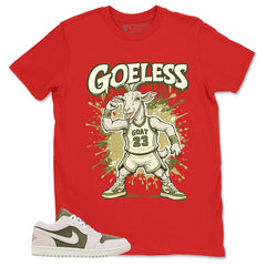 Green Medium Olive 1s Zadago Shirt Goat 23 Graphic