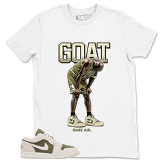 Green Medium Olive 1s Zadago Shirt Goat Rare Air Graphic