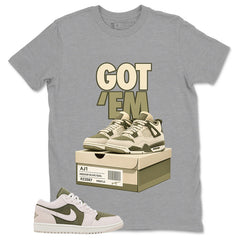 Green Medium Olive 1s Zadago Shirt Got Em Sneaker Graphic