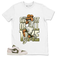 Green Medium Olive 1s Zadago Shirt Greatest Of All Time Graphic