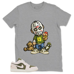Green Medium Olive 1s Zadago Shirt Little Jason Graphic