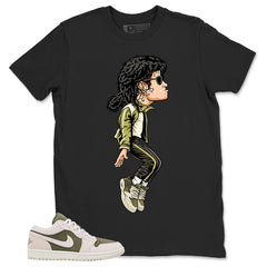 Green Medium Olive 1s Zadago Shirt M.Jackson Tiptoe Graphic