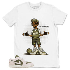 Green Medium Olive 1s Zadago Shirt Mars Blackmon Do You Know Graphic