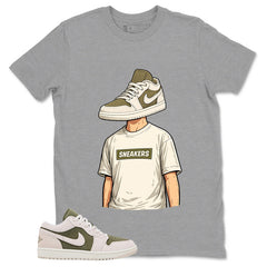 Green Medium Olive 1s Zadago Shirt Sneakerhead Graphic