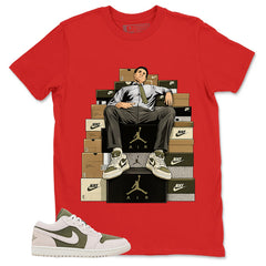 Green Medium Olive 1s Zadago Shirt Sole Boss Graphic