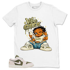 Green Medium Olive 1s Zadago Shirt Vibe Check Graphic