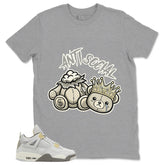 Grey Photon Dust 4s Zadago Shirt Anti Social Graphic