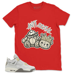 Grey Photon Dust 4s Zadago Shirt Anti Social Graphic