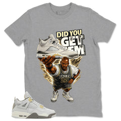 Grey Photon Dust 4s Zadago Shirt Did You Get Em Graphic