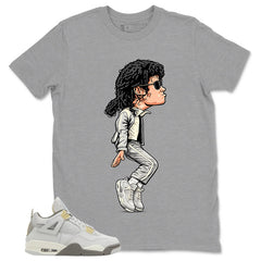 Grey Photon Dust 4s Zadago Shirt M.Jackson Tiptoe Graphic