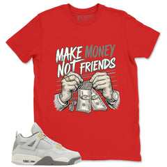 Grey Photon Dust 4s Zadago Shirt Make Money Not Friend Graphic