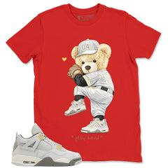 Grey Photon Dust 4s Zadago Shirt Play Hard Bear Graphic