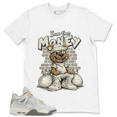 Grey Photon Dust 4s Zadago Shirt Save That Money Graphic