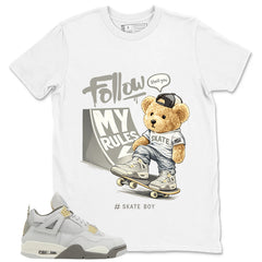 Grey Photon Dust 4s Zadago Shirt Skate Boy Graphic