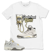 Grey Photon Dust 4s Zadago Shirt Sneakerhead Blood Graphic