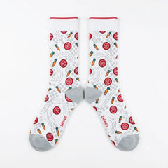Hare Sneaker Match Socks – Air Jordan 7 Retro 2015 Hare Inspired Mid-Calf Crew Socks