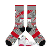 Hare Socks ā Air Jordan 6 Retro Inspired Mid-Calf Unisex Crew Socks