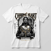 Heartless Chrome Heart White Graphic T-shirt