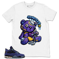Heartless Shirt - Match Air Jordan 4 Retro Lakers