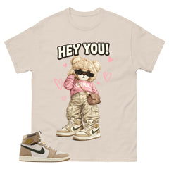Hey You Shirt - Match Cream Wmns Air Jordan 1 Khaki